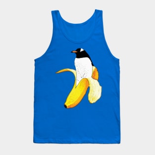 Funny Banana Penguin Tank Top